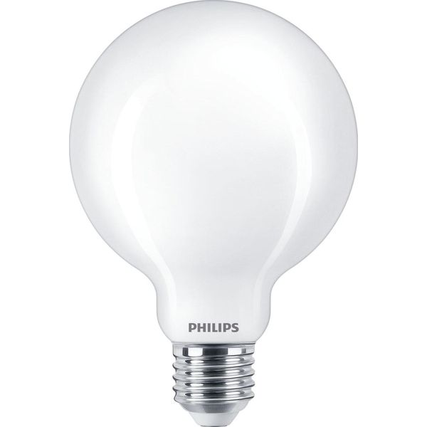 Philips Led Lampadina A Filamento G95 Globe 7W = 60W E27 Opaco 806Lm Bianco Caldo 2700K-image