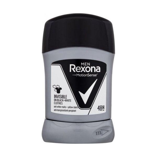 Rexona Men Invisible Black + White Antyperspirant W Sztyfcie, 50 Ml-image