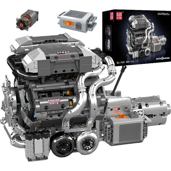 Set Di Blocchi Da Costruzione Mould King, Compatibile Con Prodotti Simili, Strumento Di Apprendimento Stem, Confezione Originale-image
