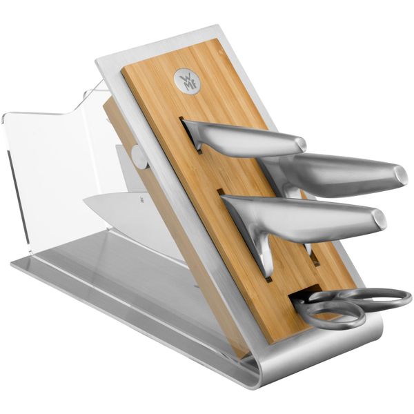 Wmf Chef`S Edition Messer-Vorteils-Set* Mit Messerblock FüR Die Asiatische KüChe, 5-Teilig 3201112293-image