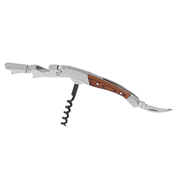 Aps 93302 Coltello Da Cameriere Aps Profi, Con Cavatappi E Apribottiglie-image