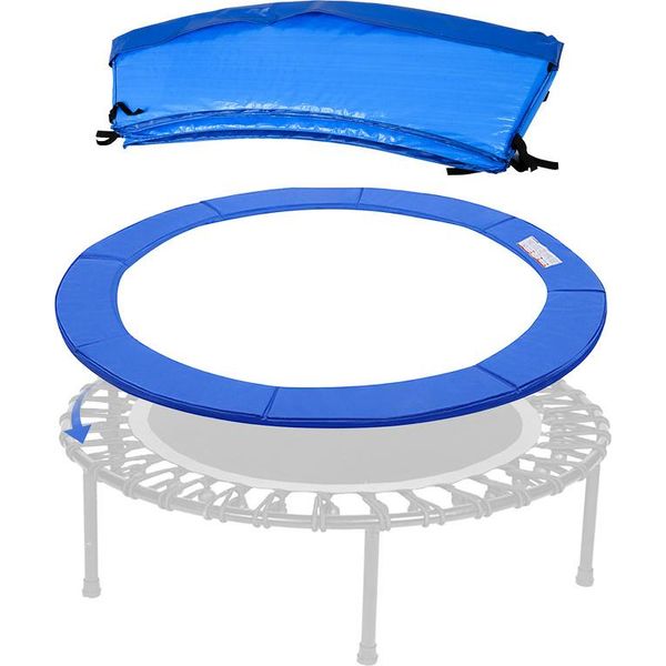 Jiubiaz Copertura Del Bordo Del Trampolino 28 Cm Di Larghezza Ø244 Cm 100% Resistente Ai Raggi Uv Protezione Del Bordo Della Copertura Della Molla Resistente Agli Strappi 8FT - Blu-image