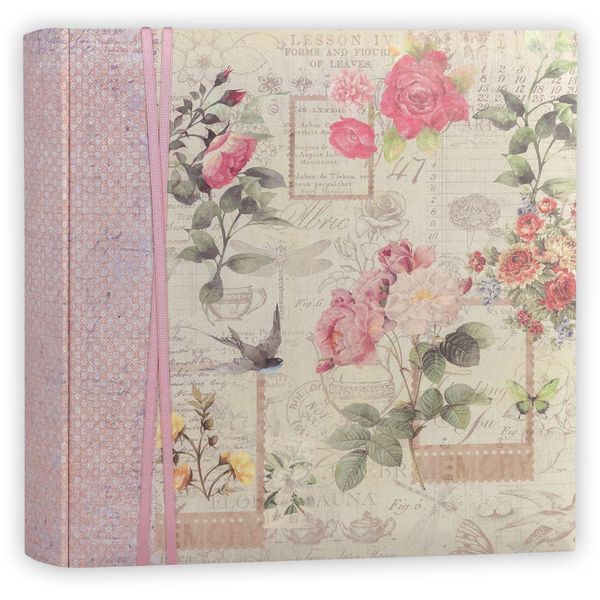 Zep Album Fotografico Ophelia Rosa 32X32 Cm 100 Pagine Bianche Glassine-image