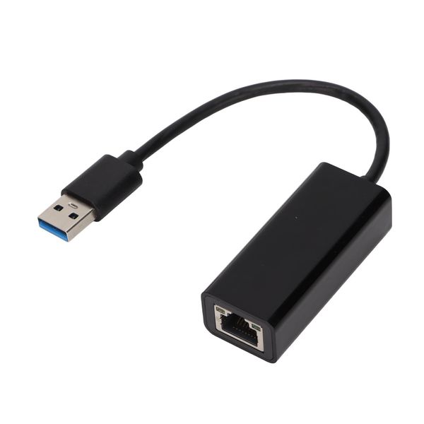 Adattatore Di Rete Lan Da Usb 3.0 A RJ45 Gigabit Ethernet Adapter 1000Mbps Per Windows Xp/Vista/Macos, Connessione Stabile-image
