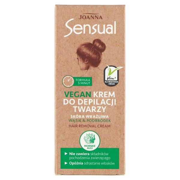 Joanna Sensual Crema Depilatoria Vegana Per Il Viso, 20 G-image
