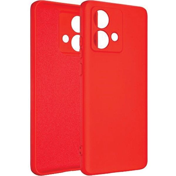 Beline Etui Silicone Motorola Moto Edge40 Neo Czerwone /Red-image