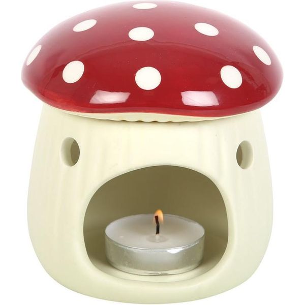 Something Different - Bruciatore A Olio, Fungo SD5514 (Taglia Unica) (Colore Crema/Rosso)-image