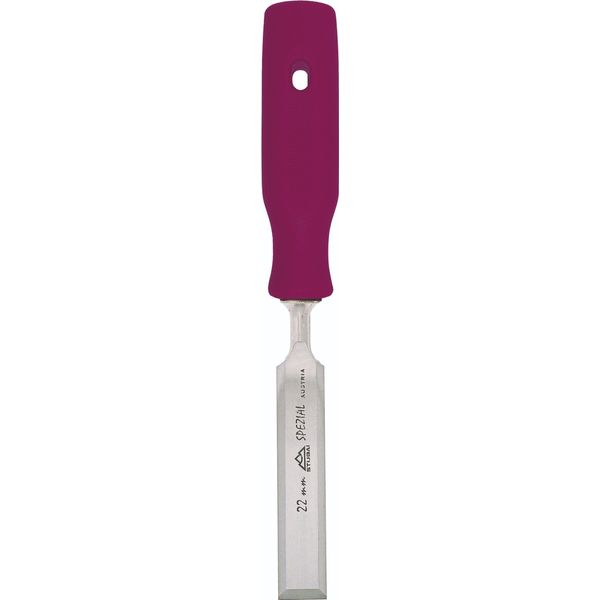 Scalpello Con Manico In Plastica Rossa, Forma Svedese, 18 Mm, Scalpello Stubai Per La Lavorazione Precisa Del Legno, Scalpello Per Falegnami E Carpentieri-image