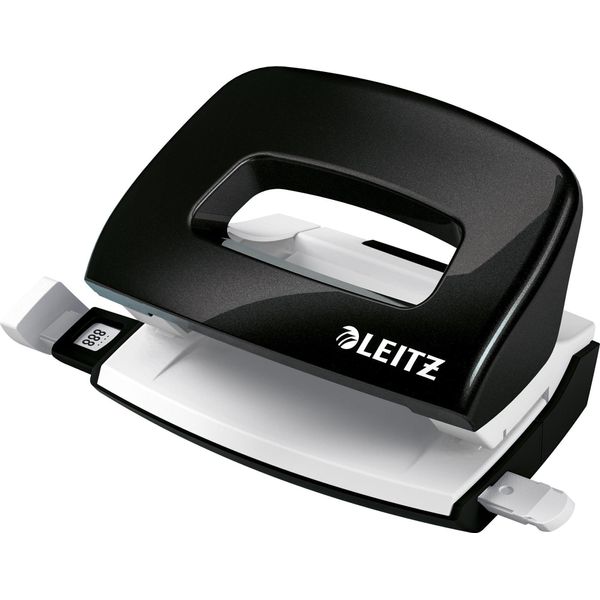 Leitz 5060-10-95 Leitz Locher Mini Nexxt Wow 5060, Nero-Metallico, Karton-image