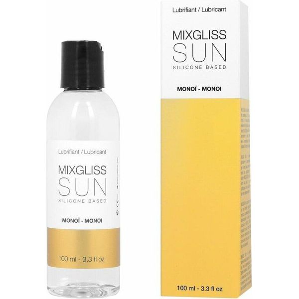 Mixgliss Sun, Olio Da Massaggio E Lubrificante Premium 2 In 1 A Base Di Silicone, 100Ml-image
