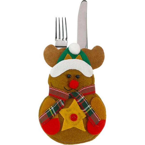 Portaposate - Natale - Babbo Natale - Albero Di Natale - Natale - Natale - 2 Pezzi - Stella Renna-image