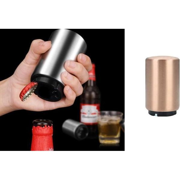 Apribottiglie - Apribottiglie Per Birra - Apri Tappi A Corona - Bronzo-image