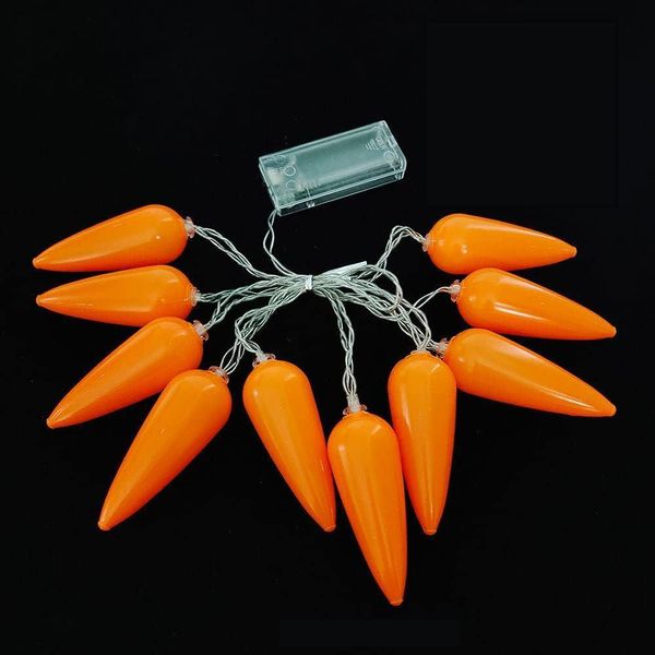 Pasqua - Pasqua - Coniglietto Di Pasqua - Illuminazione - Illuminazione Di Pasqua - Luci Di Fata Con 10 Luci - Carota - Carote-image