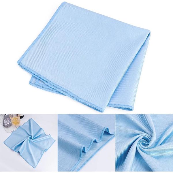 Panni In Microfibra - Panno Per Pulire - Panno Per Lucidare - Panno Per Auto - Panno Per Cucina - Set Di 2 - Blu-image