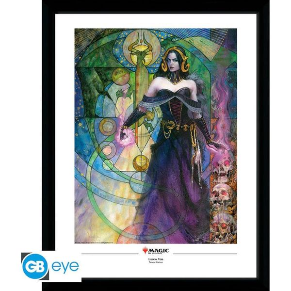 Magic The Gathering - Stampa Con Cornice "Liliana"" (30X40)"-image