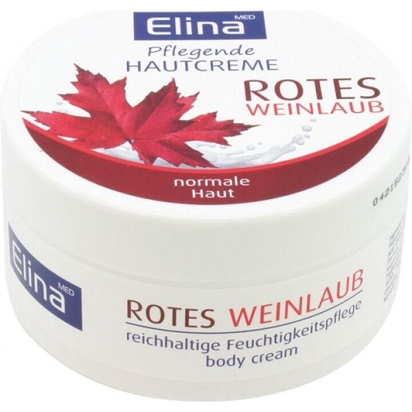 Elina Crema Nutriente Foglie Di Vite Rossa 150 Ml-image