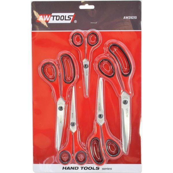 Set Di Forbici Multiuso In Acciaio Inox 5 Pezzi Aw-image