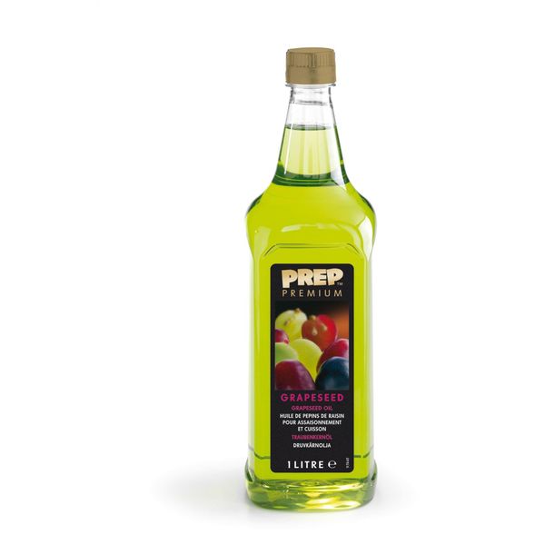 Prep Premium - Olio Di Semi D'uva, 1 X 1000 Ml Pet, Olio Dal Gusto Delicato E Neutro, Sapore Naturale Per Piatti In Padella, Salse E Marinate-image