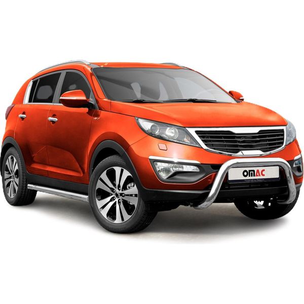 Barra Di Protezione Del Paraurti Anteriore Per Kia Sportage 2010-2015 Con Protezione Paraurti Abe Argento-image