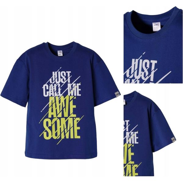 Mod Jeans | T-Shirt "Good Times"" - Blu - 100% Cotone - Comoda E Alla Moda Per Ragazzi Taglia 152, Età 12 Anni"-image