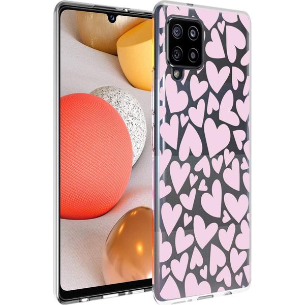 Samsung Galaxy A42 Sleeve - Silicone - Custodia/Copertura Morbida Imoshion - Rosa-image