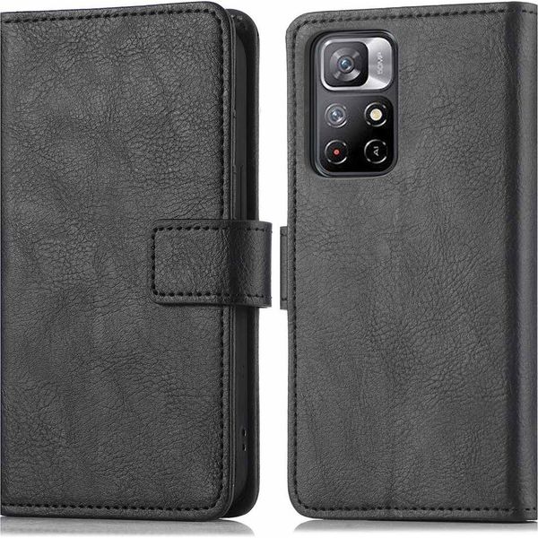 Imoshion Cover Per Xiaomi Redmi Note 11S (4G)/Xiaomi Redmi Note 11 (4G) - Flip Cover Libreria Flip - Nero-image