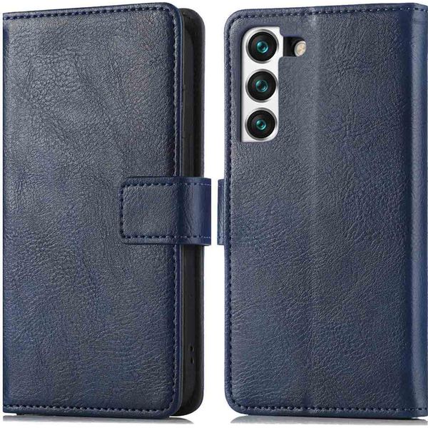 Custodia Per Cellulare Imoshion Per Samsung Galaxy S22 - Cover Flip A Libro - Blu Scuro-image