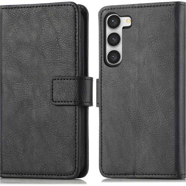 Custodia Per Cellulare Imoshion Per Samsung Galaxy S23 - Cover Flip A Libro - Nero-image