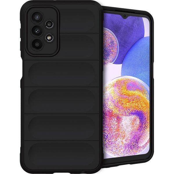Samsung Galaxy A23 Cover - Silicone - Imoshion Custodia Morbida/Copertura Posteriore - Nero-image
