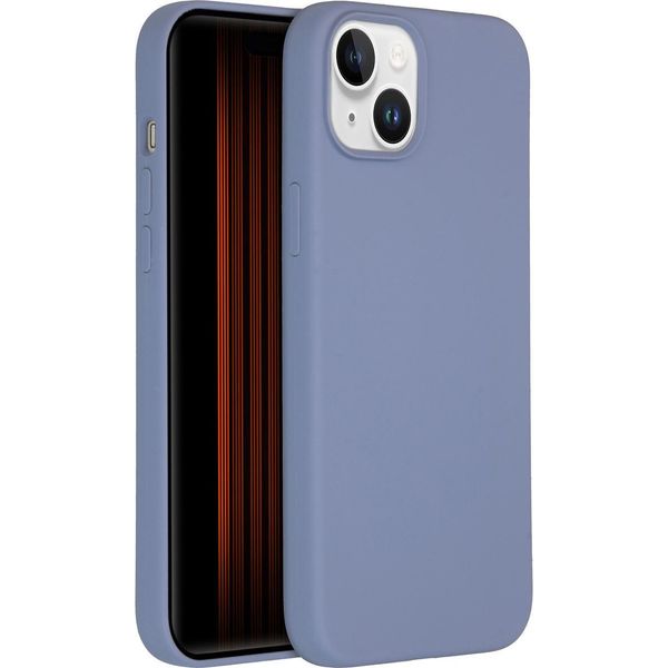 Custodia Per Iphone 15 Plus - Silicone - Accezz Soft Case/Backcover - Grigio-image