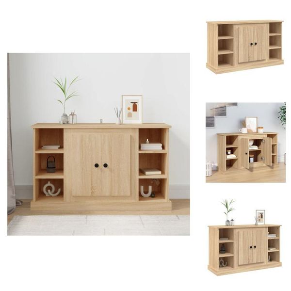 Vidaxl Credenza Rovere Sonoma 100X35,5X60 Cm Materiale Legno - Credenze-image