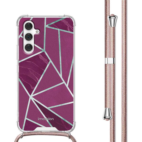 Samsung Galaxy A54 Cover - Plastica - Imoshion Custodia Morbida/Manicotto Con Cinturino/Copertura Posteriore - Colorato-image