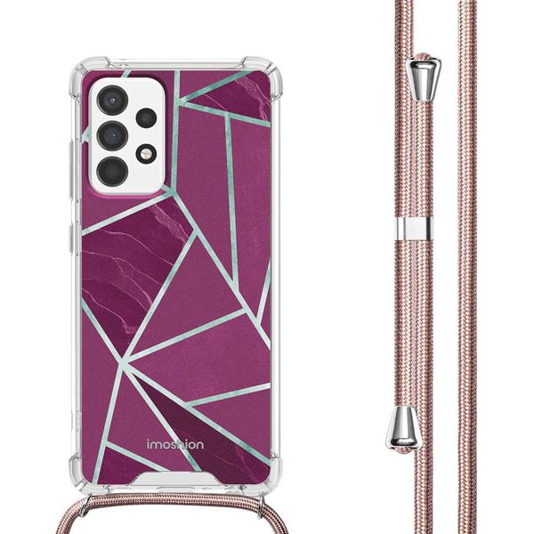 Custodia Samsung Galaxy A53 - Plastica - Imoshion Custodia Morbida/Manicotto Con Cinturino/Copertura Posteriore - Colorata-image