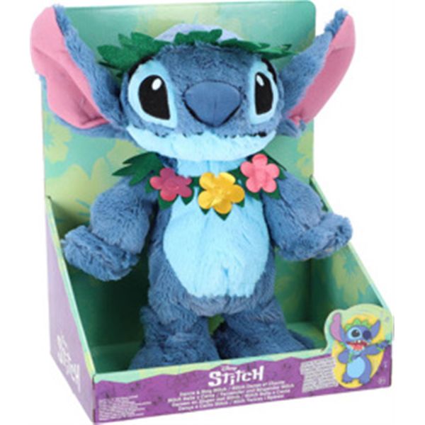 Just Play Peluche Disney Che Balla E Canta Stitch 38 Cm-image