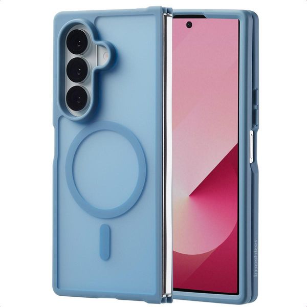 Samsung Galaxy Z Fold 7 Custodia - Plastica - Imoshion Custodia Rigida/Copertura Posteriore - Blu Chiaro-image