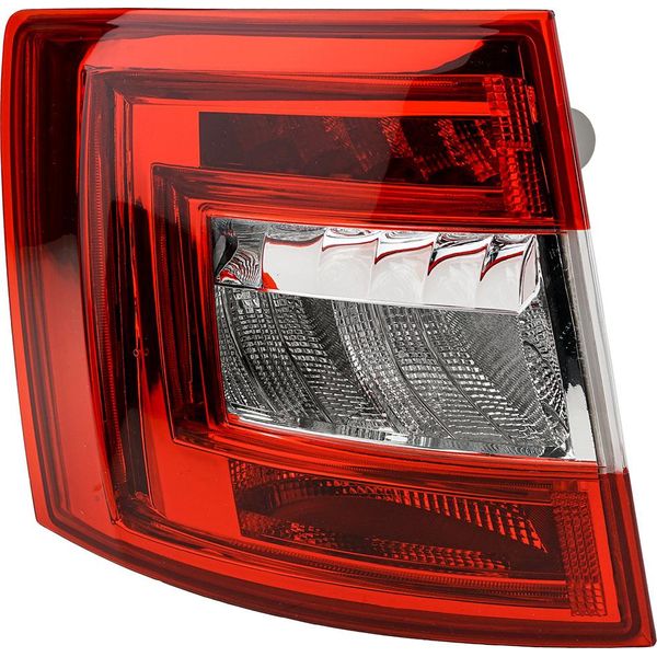 Johns, Luce Combinata Posteriore A Led Compatibile Con Skoda Octavia 5E 11/12-02/17 Lato Sinistro-image