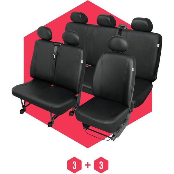 Coprisedili Universali Per Citroen Jumper Iii (15- ) Bus 6 Posti-image