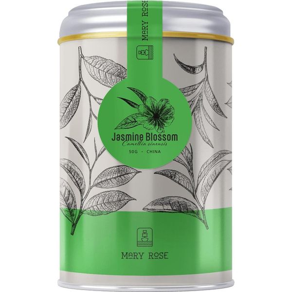 Mary Rose - Tè Verde Fiori Di Gelsomino In Barattolo - 50 G-image