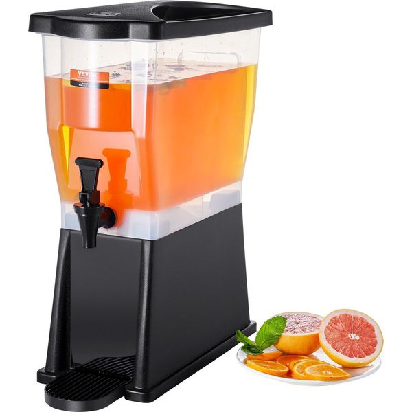 Distributore Di Bevande, Distributore D'acqua Da 11 L Distributore Di Bevande Per Feste, Distributore Di Succo Di Frutta In Plastica Con Coperchio A Rubinetto, Distributore Di Tè Freddo E Limonata, Per Ristoranti, Hotel, Feste, Ecc.-image