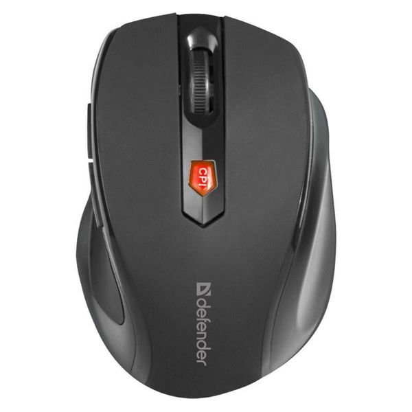 Mouse Defender Ultra Mm-315 Rf Black Optical 1600Dpi 6P-image