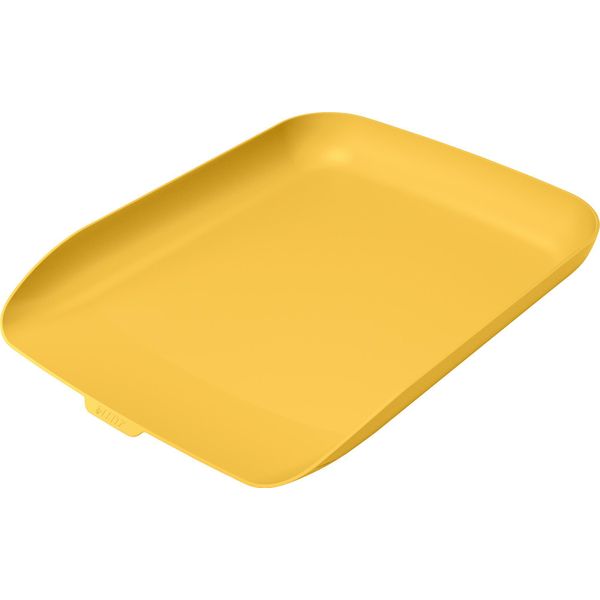 Leitz 5358-00-19 5358 Vaschetta Per Lettere Cosy - A4, Polistirolo, Giallo Opaco-image