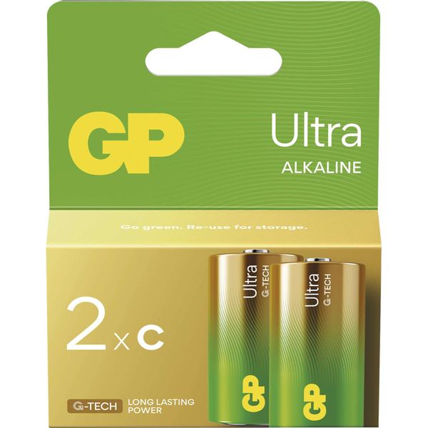 Gp Batterie Ultra Alcaline GP14AU Batteria Monouso C, LR14-image