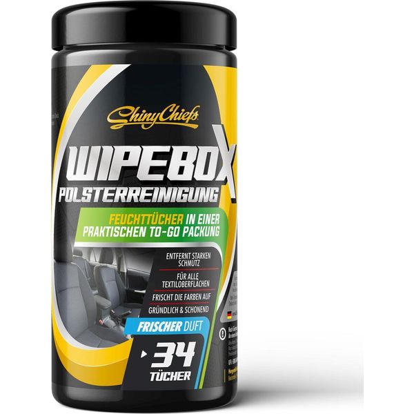 Wipebox - Polster TÜCher - Panni Per La Pulizia Dei Tessuti Shinychiefs 34 Pezzi - Pulizia Della Tappezzeria-image