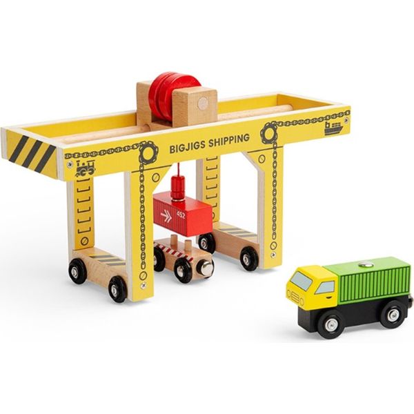 Gru A Cavalletto In Legno Bigjigs Rail-image