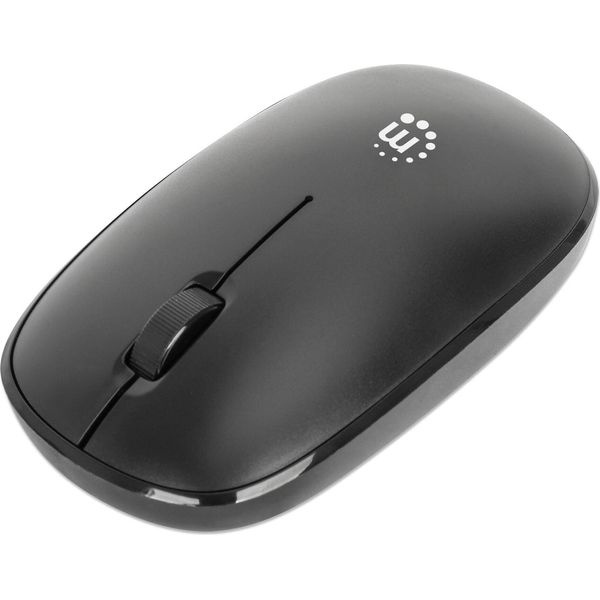 Manhattan 190312 Manhattan MW3050 Mouse Usb Senza Fili Con Rotella A 3 Pulsanti Nero-image