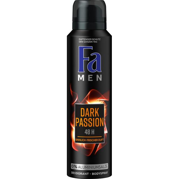 Fa Deospray Uomo Dark Passion Il Profumo Del Legno Di Sandalo 150Ml Confezione Da 6 Pz-image