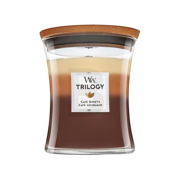 Woodwick - Café Sweets Trilogy Vase (Coffee Sweets) - Scented Candle 275.0G-image