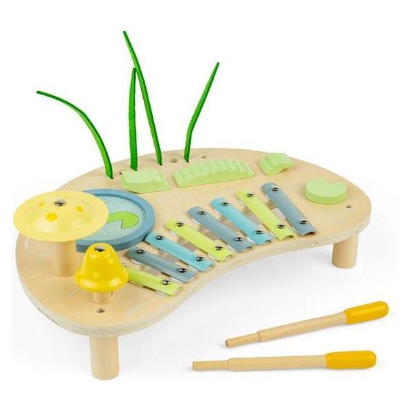 Bigjigs - Scrivania Di Legno Per La Musica Della Giungla-image