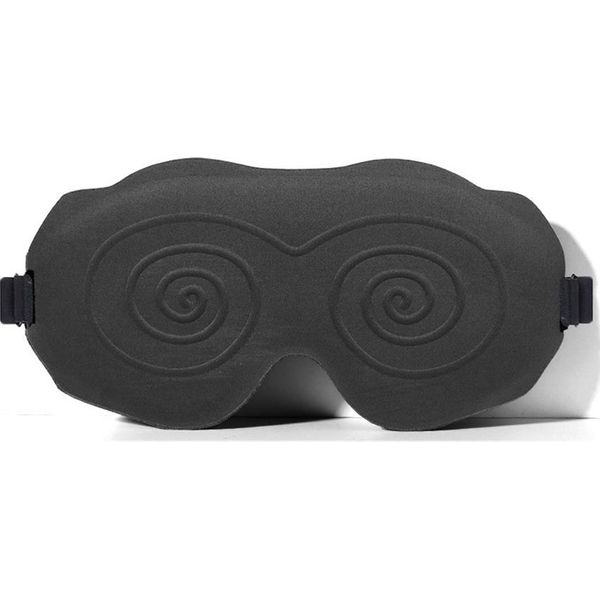 Inf Mascherina Per Dormire 3D Con Design Nasale Incavato - Comfort E Protezione Nero-image