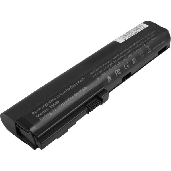 Avizar, Batteria Di Ricambio Li-Ion 4400Mah 11,1V Per Hp Elitebook 2560P Laptop, Nero-image